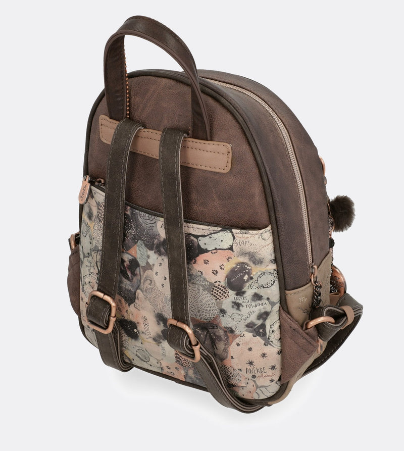 Bezaubernder kleiner Universum-Rucksack mit aufgedrucktem Design