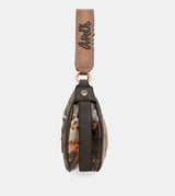 Ovale Shōen-Tasche mit Kette
