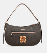 Ovale Shōen-Tasche mit Kette