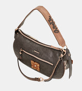 Ovale Shōen-Tasche mit Kette