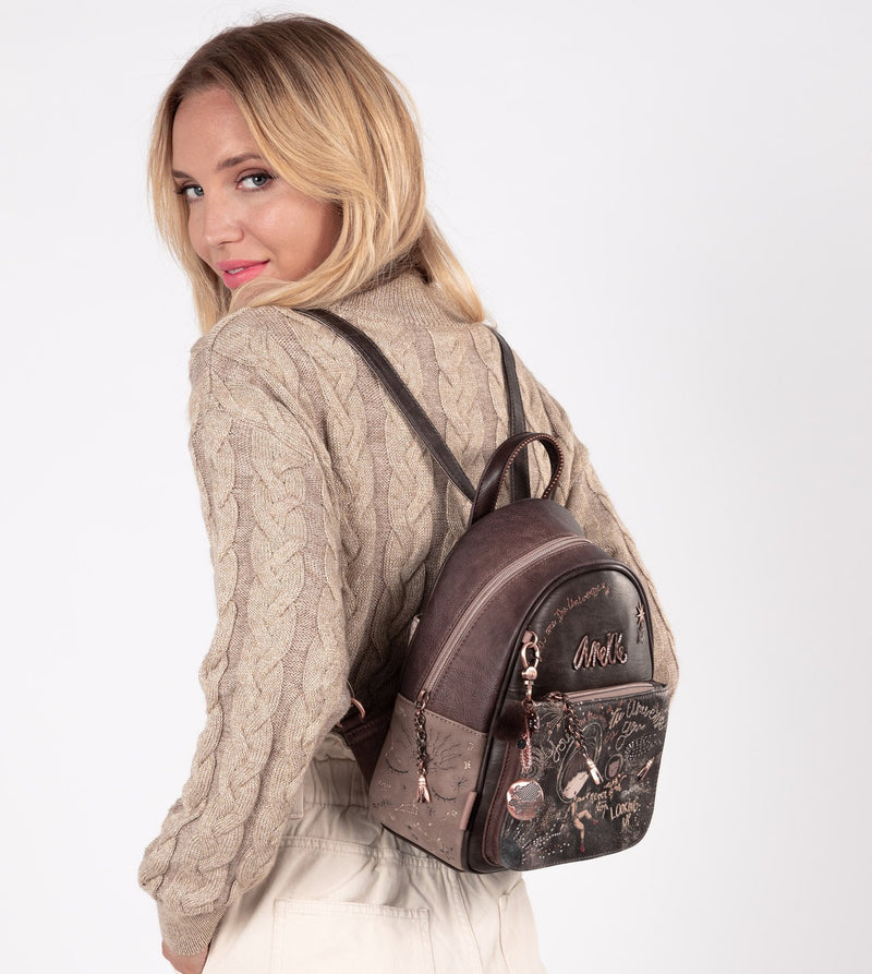 Bezaubernder kleiner Universum-Rucksack mit aufgedrucktem Design
